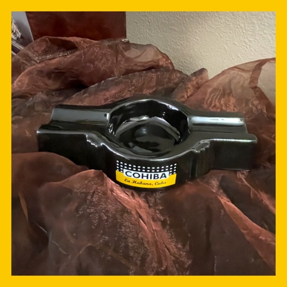 COHIBA Other - 🖤COHIBA ~ La Habana, Cuba Dual Cigar Ashtray